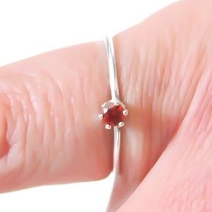 RUBY CZ 925 Sterling Silver Ring